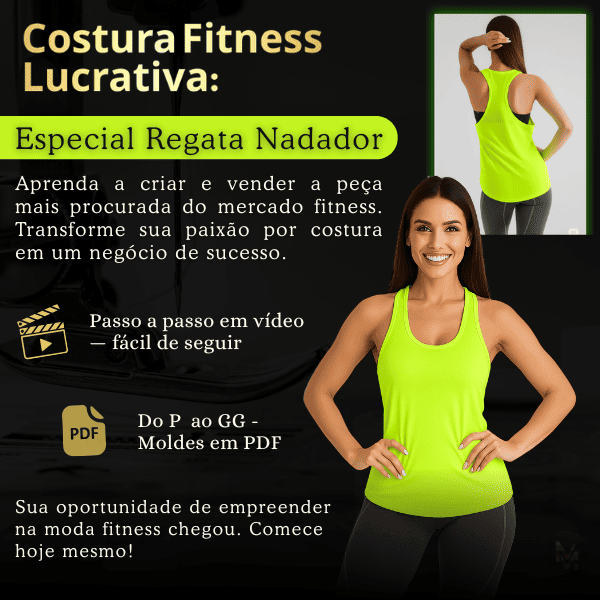 Costura Fitness Lucrativa: Especial Regata Nadador