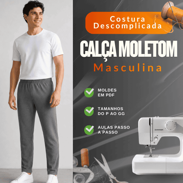 Calça Moletom Masculina